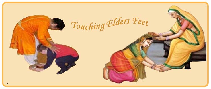 Touching Elders Feet